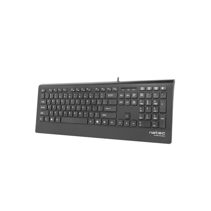 Klawiatura Membranowa Natec Barracuda Nkl-0876 (Usb 2.0  (Us)  Kolor Czarny)