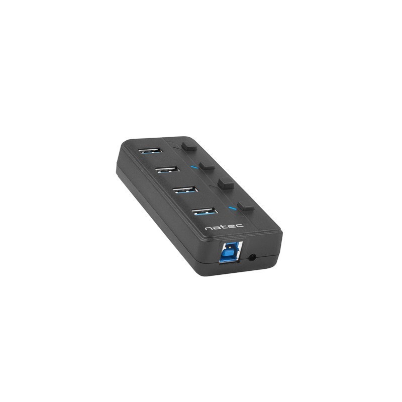 Hub Natec Mantis 2 Nhu-1557 (4X Usb 3.0  Kolor Czarny)