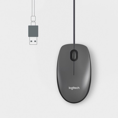 Mysz Logitech M100 Black