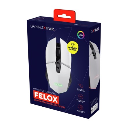 Mysz Bezprzewodowa Trust Gxt110W Felox Biała (25069)