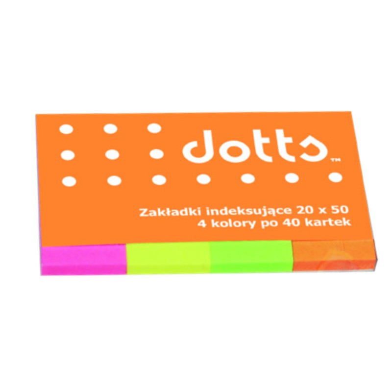 Zakładka Indeksująca Dotts 20X50 4X40Kartek Brilliant (Nsp20/50/D)