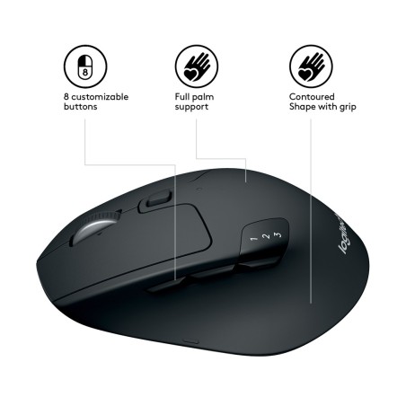 Mysz Logitech M720 Triathlon 910-004791 (Optyczna  1000 Dpi  Kolor Czarny)