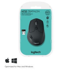 Mysz Logitech M720 Triathlon 910-004791 (Optyczna  1000 Dpi  Kolor Czarny)