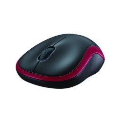 Mysz Bezprzewodowa Logitech M185 910-002237 (Optyczna  1000 Dpi  Kolor Czerwony)