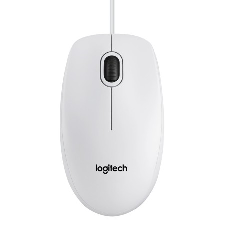 Mysz Logitech B100 910-003360 (Optyczna  800 Dpi  Kolor Biały)
