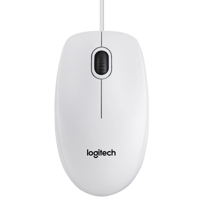 Mysz Logitech B100 910-003360 (Optyczna  800 Dpi  Kolor Biały)