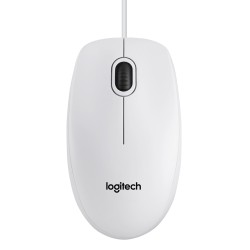 Mysz Logitech B100 910-003360 (Optyczna  800 Dpi  Kolor Biały)