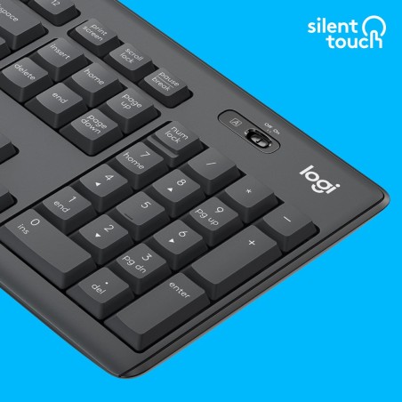 Zestaw Logitech Mk295 Us Silent Wireless