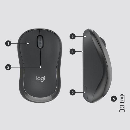 Zestaw Logitech Mk295 Us Silent Wireless