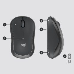 Zestaw Logitech Mk295 Us Silent Wireless