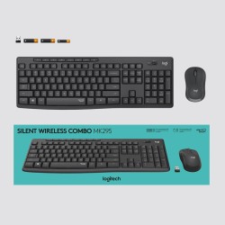 Zestaw Logitech Mk295 Us Silent Wireless