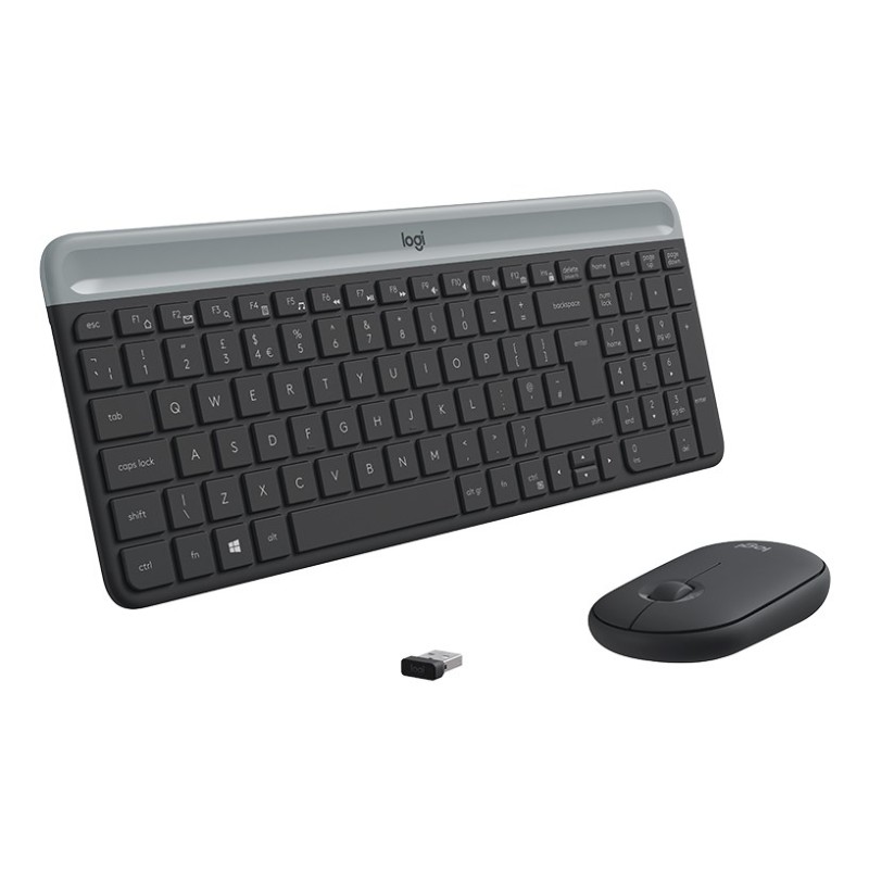 Wireless Keyboard And Mouse Combo Mk470 Graphite