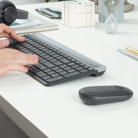 Wireless Keyboard And Mouse Combo Mk470 Graphite