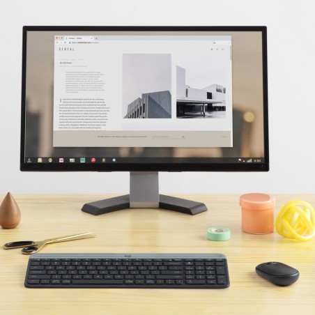 Wireless Keyboard And Mouse Combo Mk470 Graphite