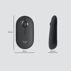 Wireless Keyboard And Mouse Combo Mk470 Graphite