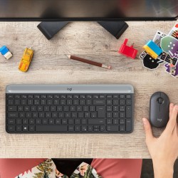 Wireless Keyboard And Mouse Combo Mk470 Graphite