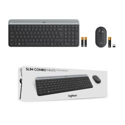 Wireless Keyboard And Mouse Combo Mk470 Graphite