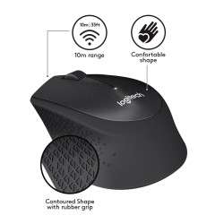 Mysz Logitech M330 910-004909 (Usb 2.0  Kolor Czarny  Optyczna)