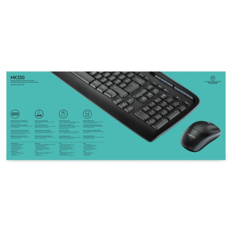 Zestaw Logitech Wireless Combo Mk330 Bezprzewodowy