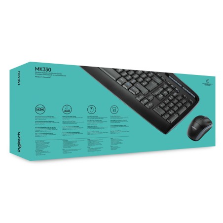 Zestaw Logitech Wireless Combo Mk330 Bezprzewodowy