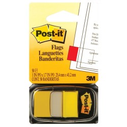 Zakładki Indeksujące Post-It 25X43Mm Żółte 680-5 50Sztuk 3M-Uu008015081
