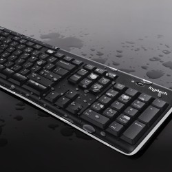 Klawiatura Membranowa Logitech Mk270 920-004508 (Usb (Radio 2.4 Ghz)  Kolor Czarny)