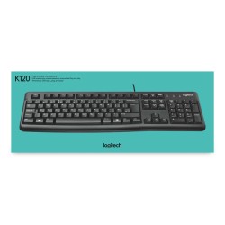 Klawiatura Membranowa Logitech K120 920-002479 (Usb 2.0  (Us)  Kolor Czarny)