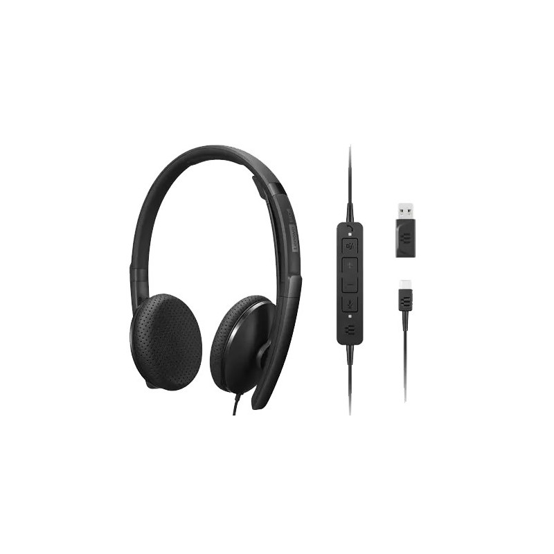 Lenovo Zestaw Słuchawkowy Przewodowy Voip Teams 4Xd1M45626