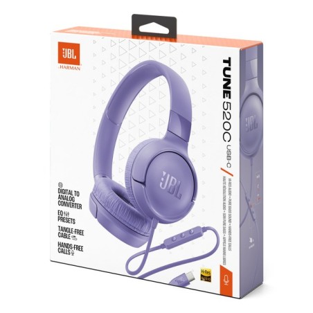 Słuchawki Nauszne Jbl Tune520C Usb-C Purple
