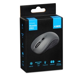 Mysz I-Box I009 Rosella Pro, Bezprzewodowa, Szara