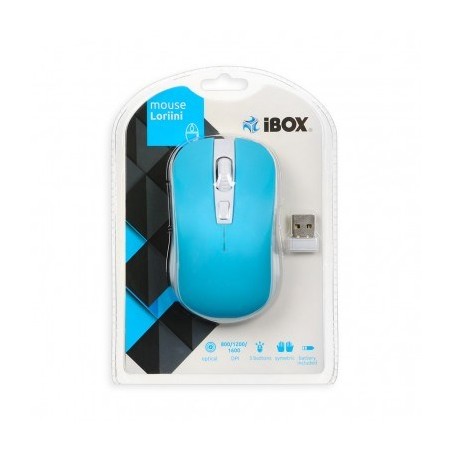Mysz Ibox Loriini Imof008Wbl (Optyczna  1600 Dpi  Kolor Niebieski