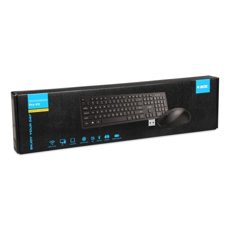 Ibox Zestaw Bezprzewodowy Klawiatura + Mysz Workstation Pro Kit