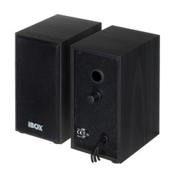 Zestaw Głośników Ibox Iglsp1B (2.0  Ciemne Drewno)