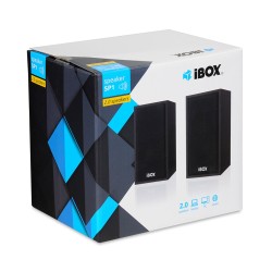 Zestaw Głośników Ibox Iglsp1B (2.0  Ciemne Drewno)