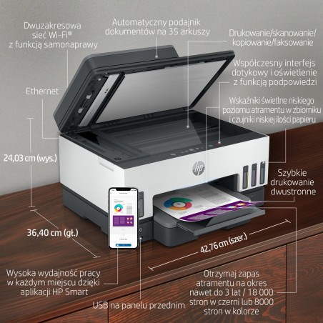 Urządzenie Wielofunkcyjne Hp Smart Tank 790 4Wf66A