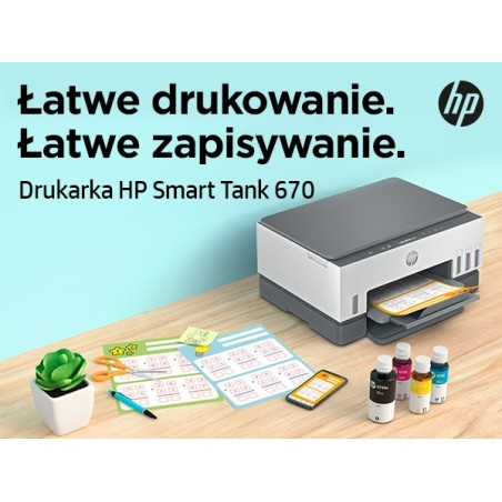 Urządzenie Wielofunkcyjne Hp Smart Tank 670 6Uu48A