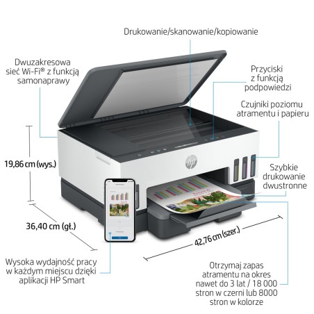 Urządzenie Wielofunkcyjne Hp Smart Tank 720