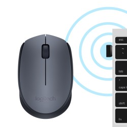 Mysz Logitech M170 910-004642 (Optyczna  1000 Dpi  Kolor Szary  )