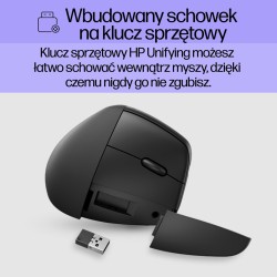 Mysz Hp 920 Ergonomic Vertical Mouse Black Bezprzewodowa Czarna