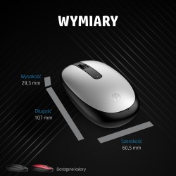 Mysz Hp 240 Empire Red Bluetooth Mouse Bezprzewodowa Czerwono-Czarna 43N05Aa