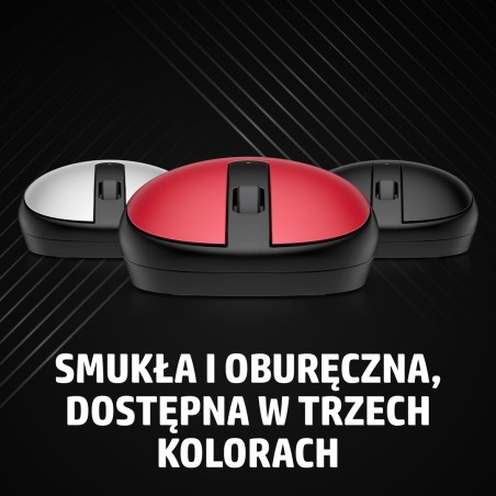 Mysz Hp 240 Empire Red Bluetooth Mouse Bezprzewodowa Czerwono-Czarna 43N05Aa