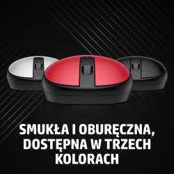 Mysz Hp 240 Empire Red Bluetooth Mouse Bezprzewodowa Czerwono-Czarna 43N05Aa