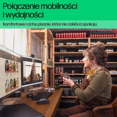 Klawiatura Hp 460 Multi-Device Bluetooth Keyboard Bezprzewodowa Czarna 7N7B8Aa