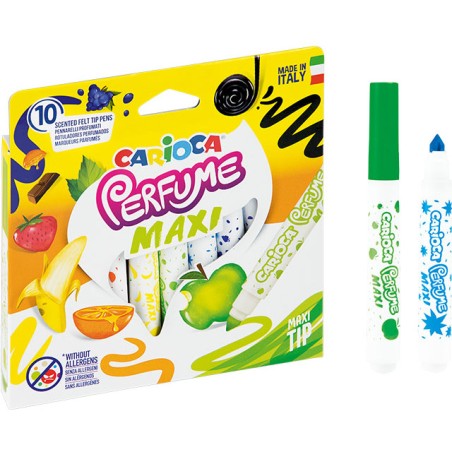 Flamastry Carioca Perfume Maxi 10 Kolorów