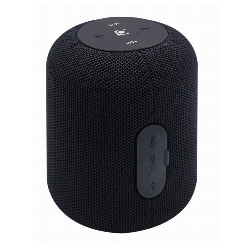 Gembird Przenośny Głośnik Bluetooth Spk-Bt-15-Bk Rms 5W, Wbudowany Mikrofon, Kolor Czarny, Usb, Aux, Microsd