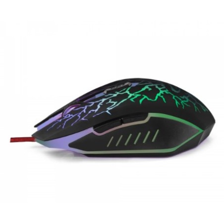 Mysz Esperanza Lightning Egm211R (Optyczna  2400 Dpi  Kolor Czarny)
