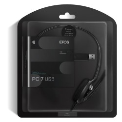 Słuchawki Nauszne Przewodowe Epos Pc7 Usb-A Mono