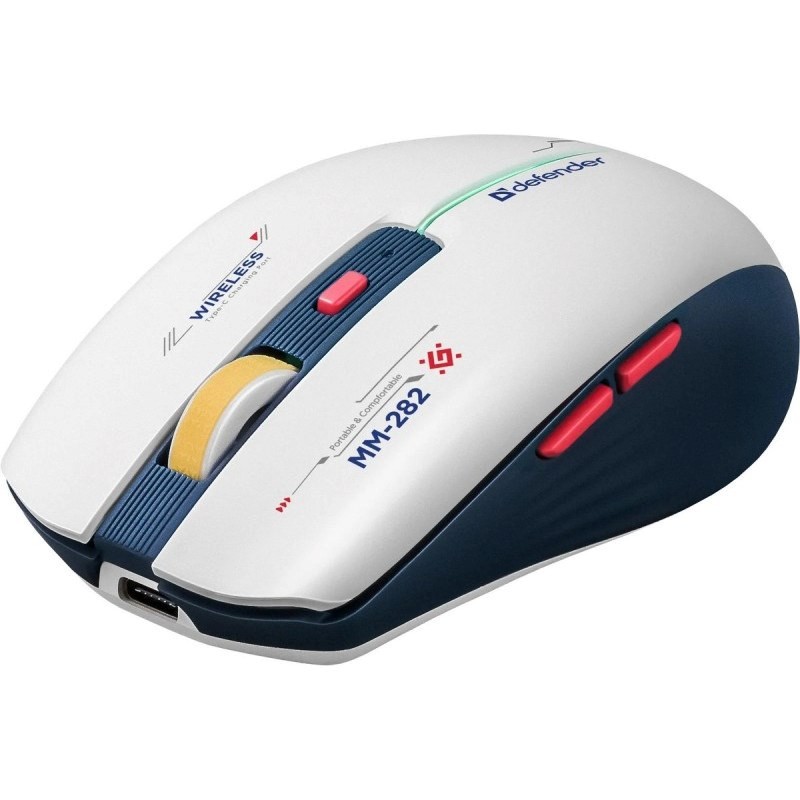 Defender Mysz Bezprzewodowa Dila Mm-282 Rf 1800Dpi 6P Akumulatorowa 52282