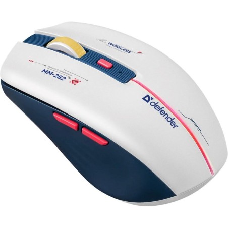 Defender Mysz Bezprzewodowa Dila Mm-282 Rf 1800Dpi 6P Akumulatorowa 52282
