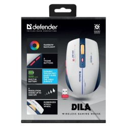 Defender Mysz Bezprzewodowa Dila Mm-282 Rf 1800Dpi 6P Akumulatorowa 52282